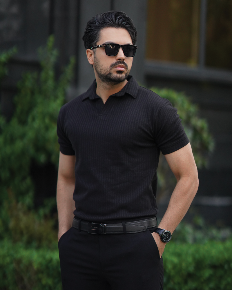 تیشرت یقه گرد ریشه ای(449)